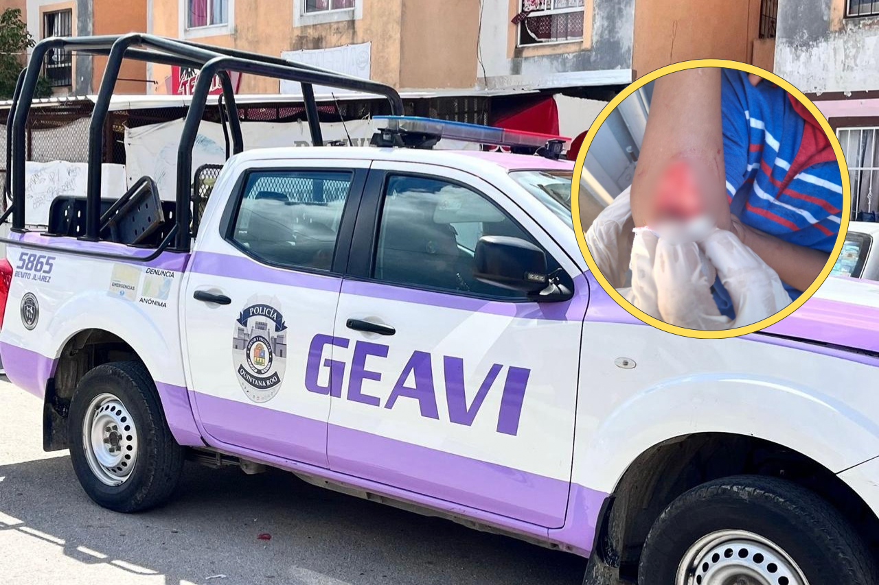 Rescatan a cuatro niños abandonados tras accidente con cuchillo