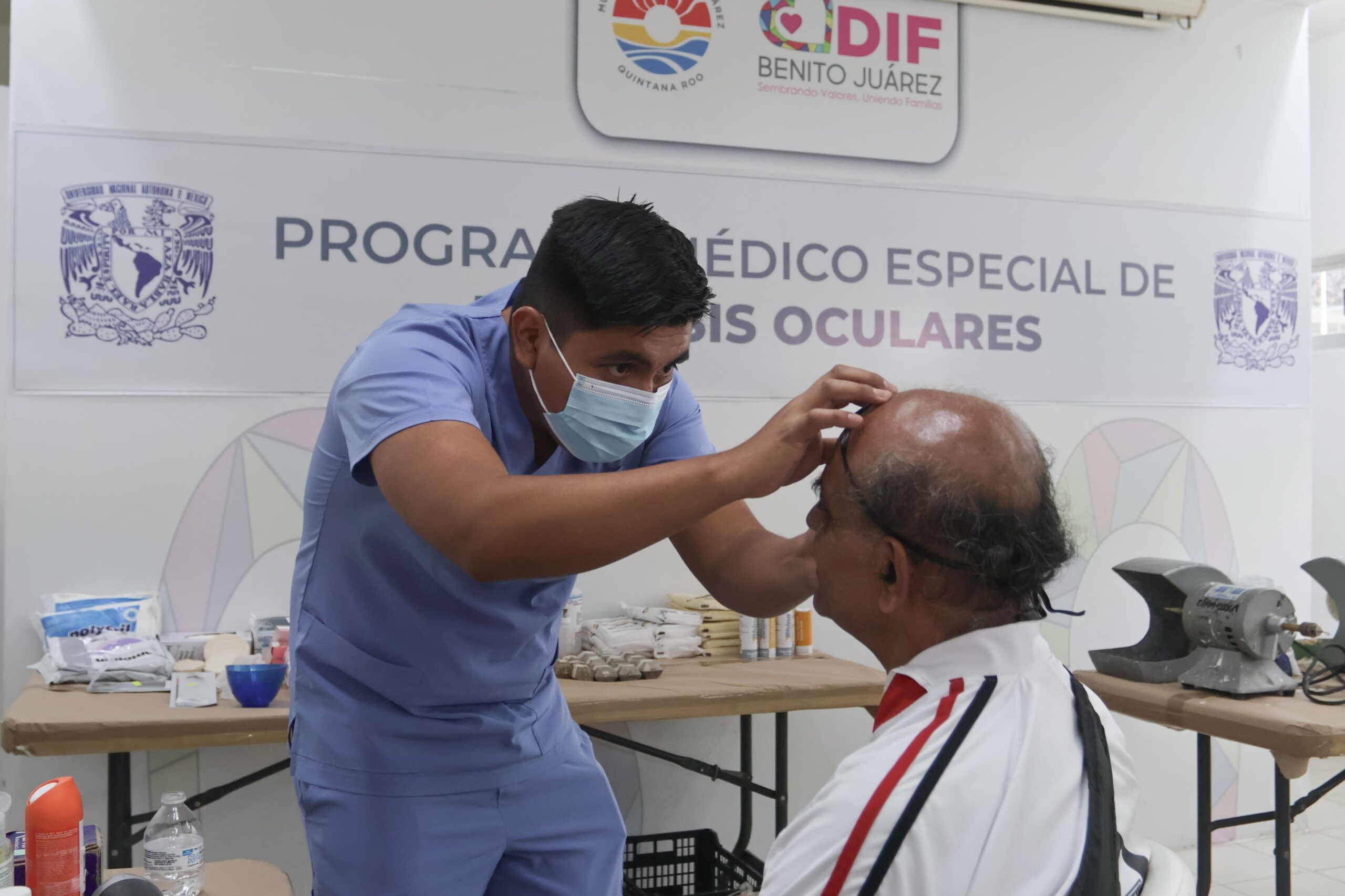Anuncia DIF Benito Juárez programa médico de prótesis ocular 2025