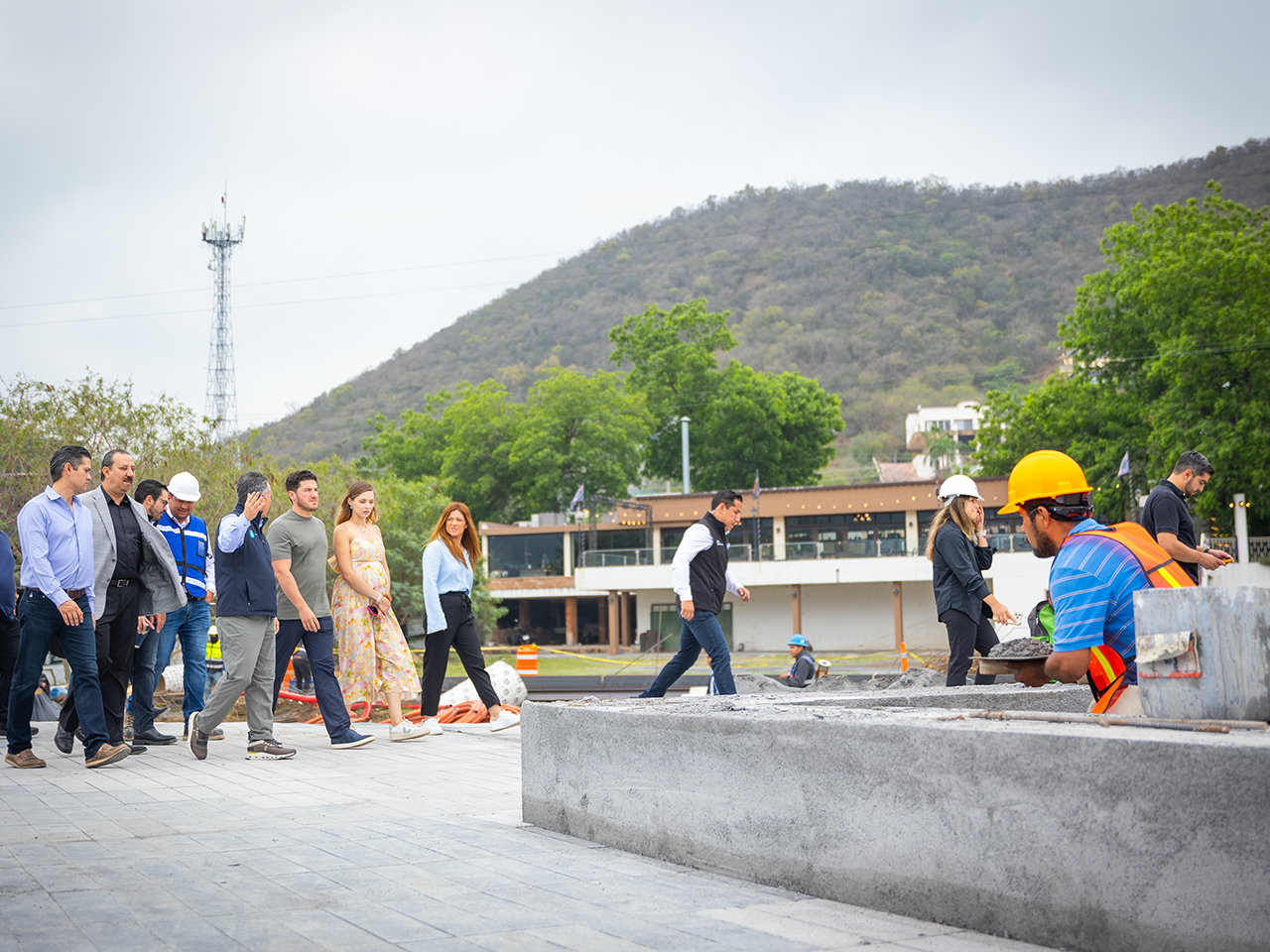 Supervisa Gobernador trabajos en nuevo Malecón de Presa La Boca