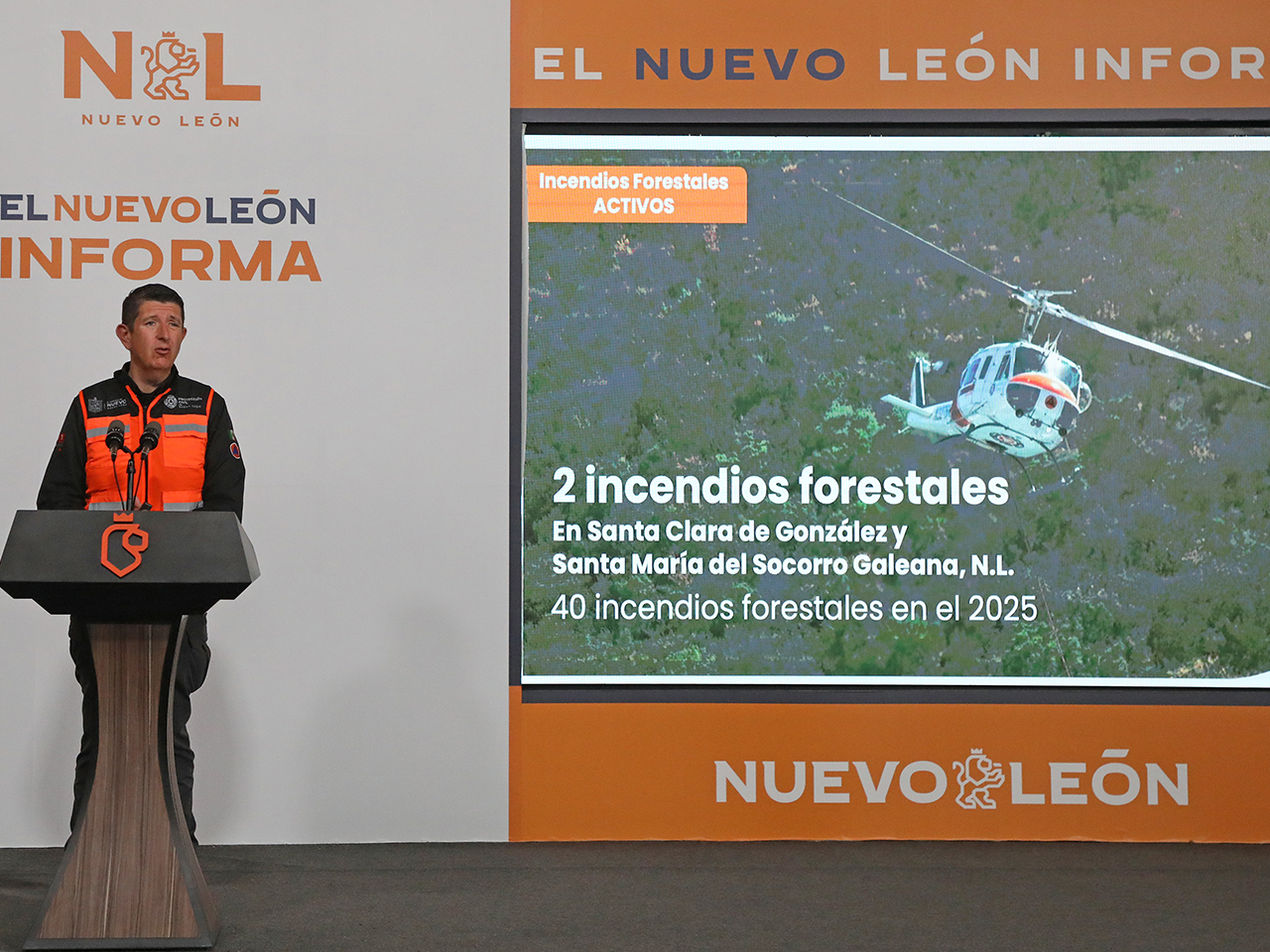 Realiza Protección Civil acciones conjuntas para sofocar incendios en Galeana