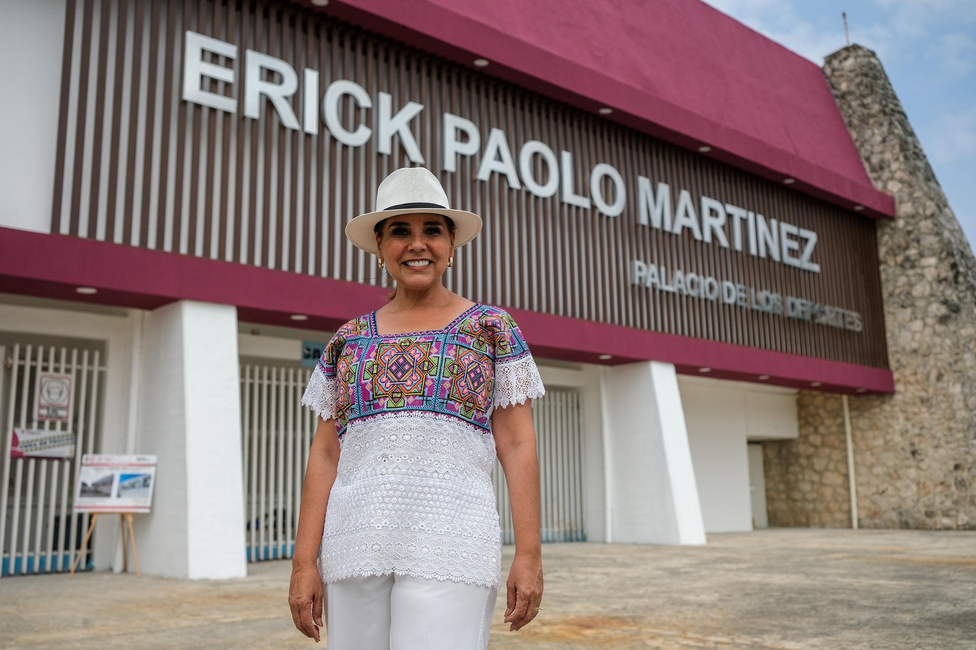 Más de 12 mil deportistas tienen ya renovado y transformado el palacio de los deportes “Erick Paolo Martínez”: Mara Lezama