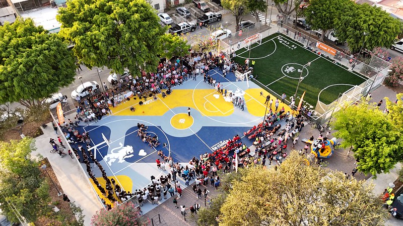 Entregan obra de rehabilitación de Unidad Deportiva en la 18 de Marzo
