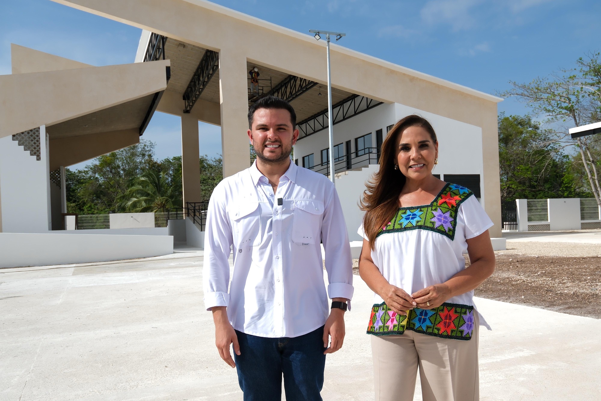 Supervisa Mara Lezama, construcción de la Fábrica de Artes y Oficios en Chetumal