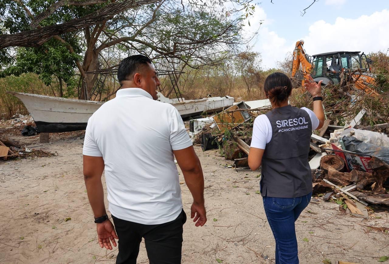 Continúa Ana Paty Peralta combatiendo basureros clandestinos por un Cancún limpio