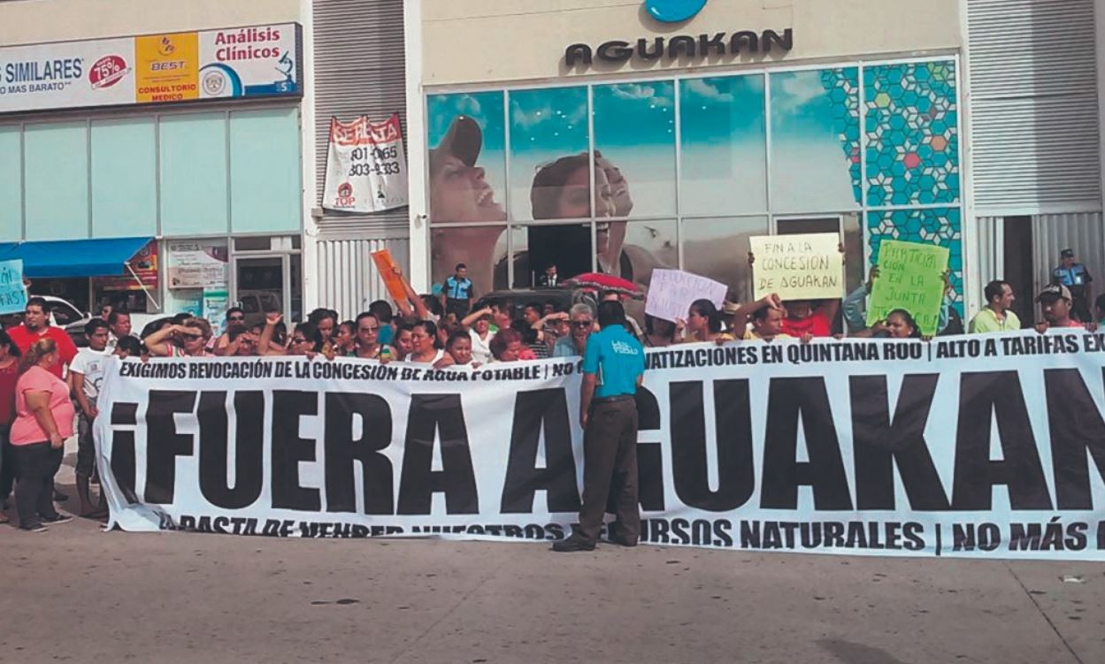 Juez avala revocación de concesión de Aguakan en Quintana Roo