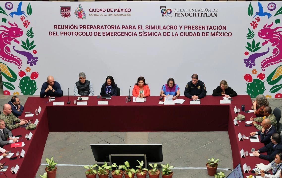 Presentan protocolo de emergencia sísmica en CDMX