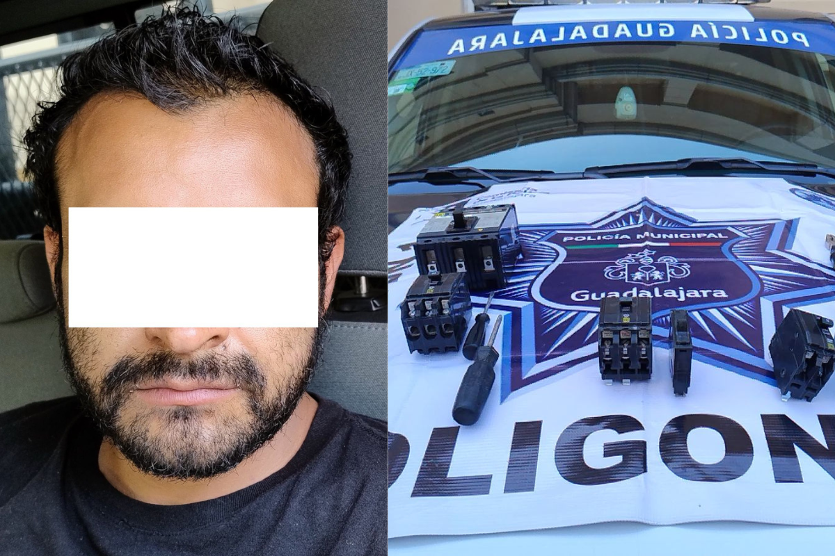 Con operativo Semana Santa; detienen a un sujeto por robo de instalación eléctrica en centro comercial