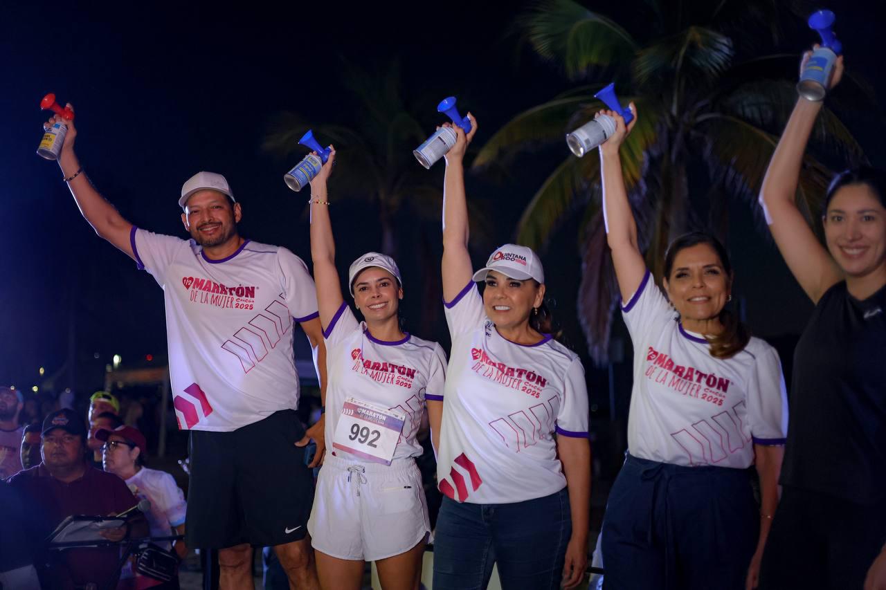 Celebra Ana Paty Peralta Décima Edición Del Medio Maratón Internacional de la Mujer