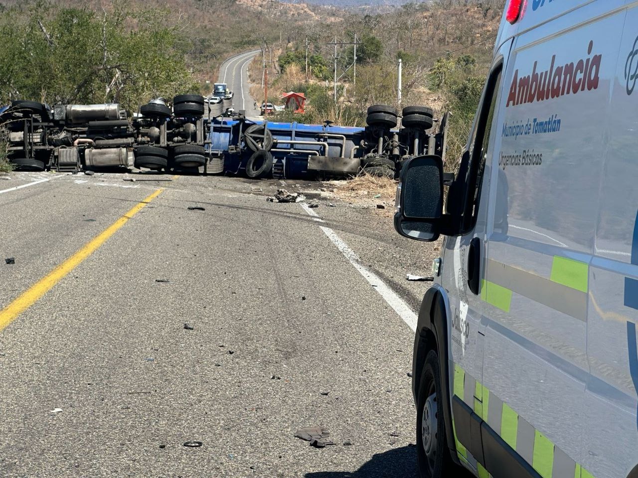 Fuerte accidente en Cabo Corrientes en Jalisco