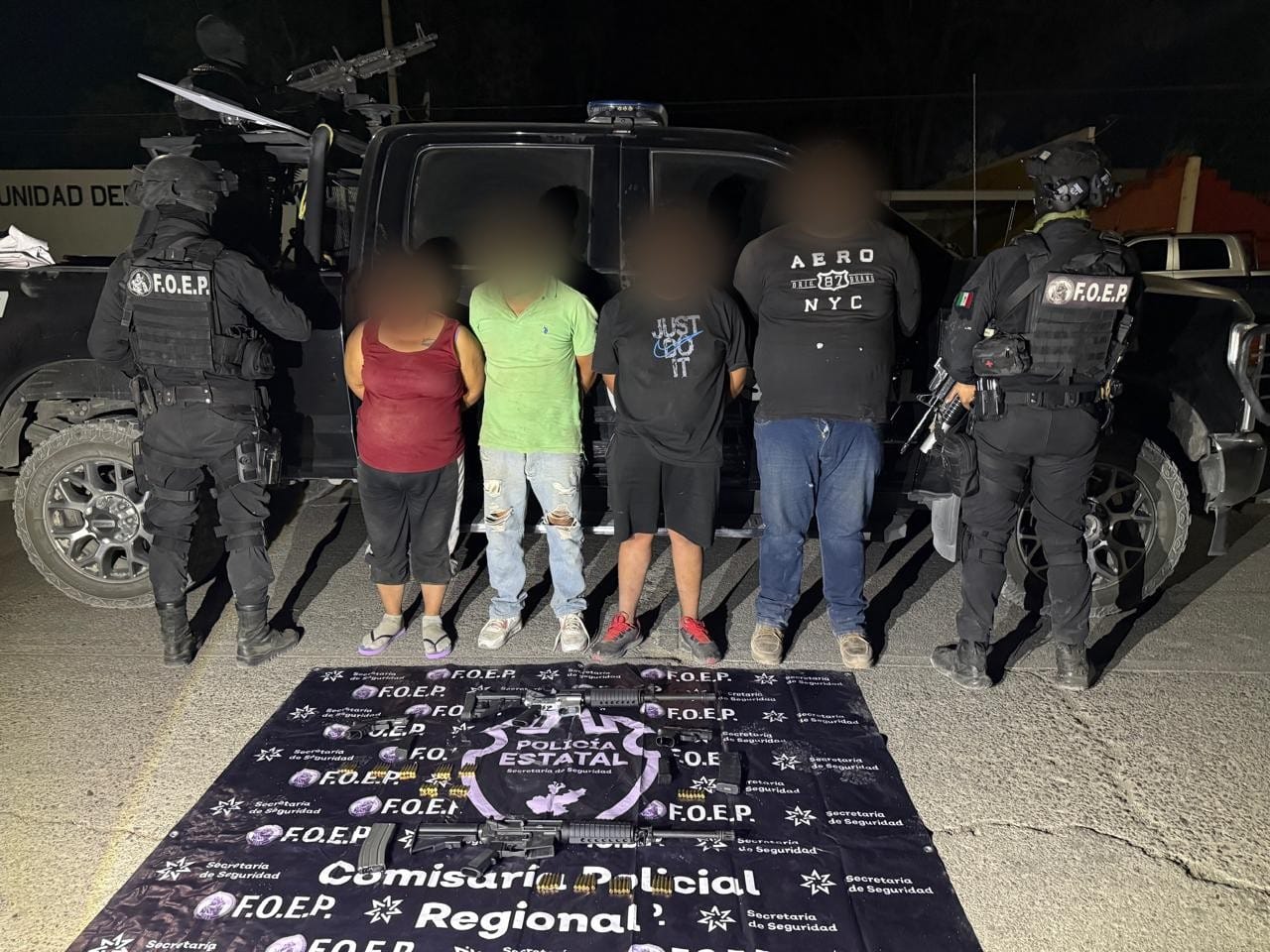 Capturan en Teocaltiche presunta banda de extorsionadores y cobradores de piso