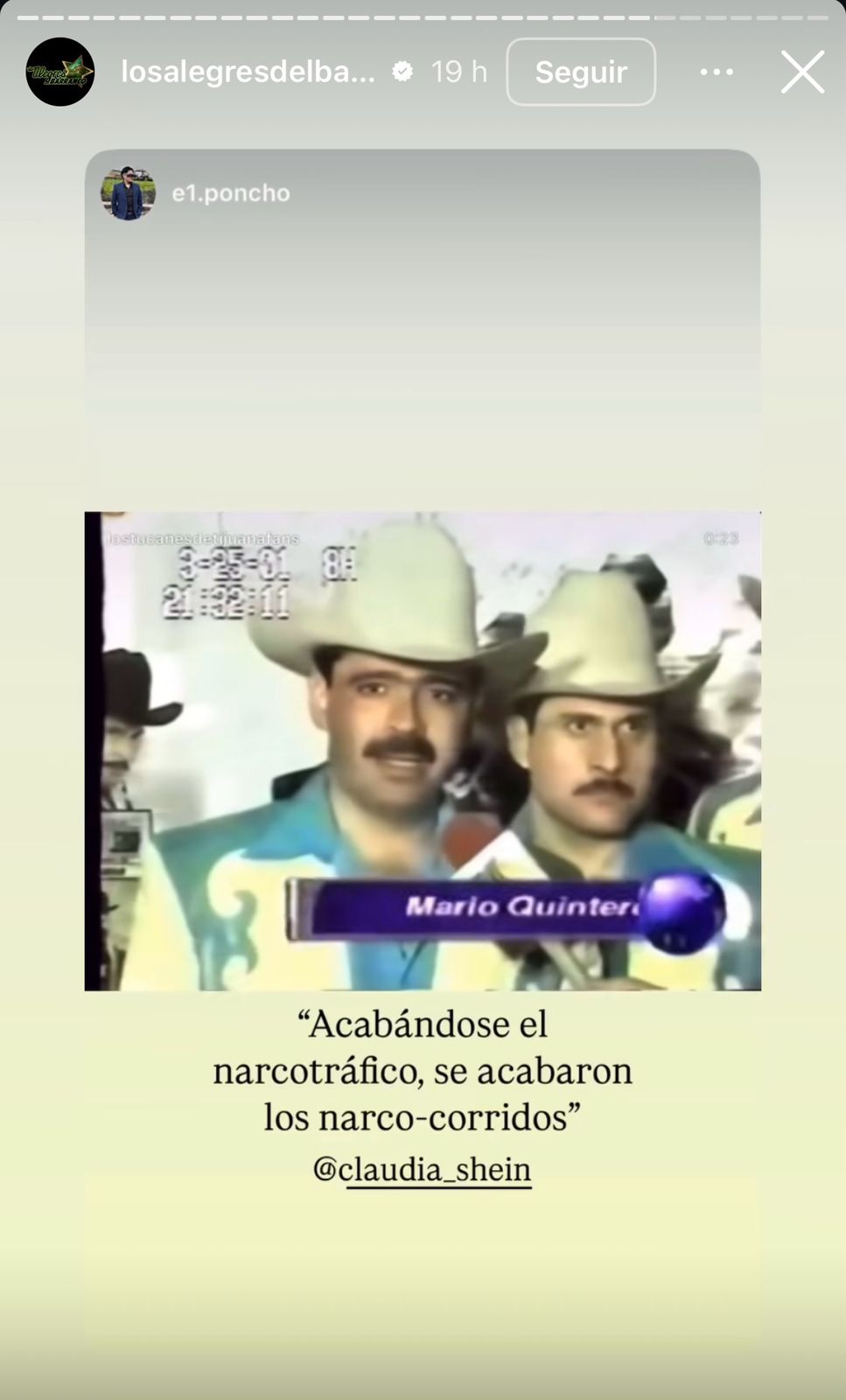 Los Alegres del Barranco reviven mensaje de Los Tucanes de Tijuana sobre los corridos: “son consecuencia, no causa”