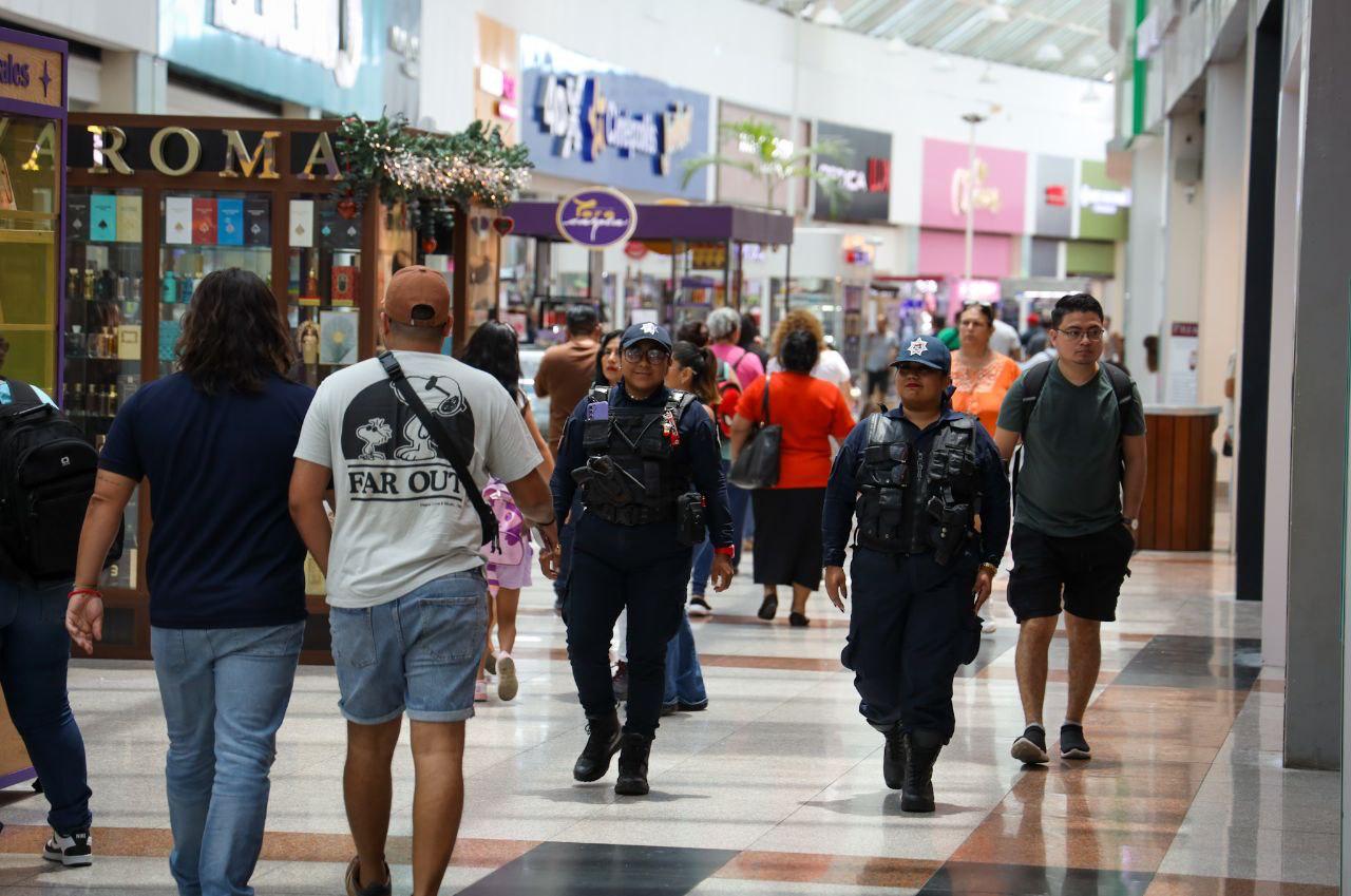 Refuerza SMSCyT vigilancia en centros comerciales durante Operativo Semana Santa 2025