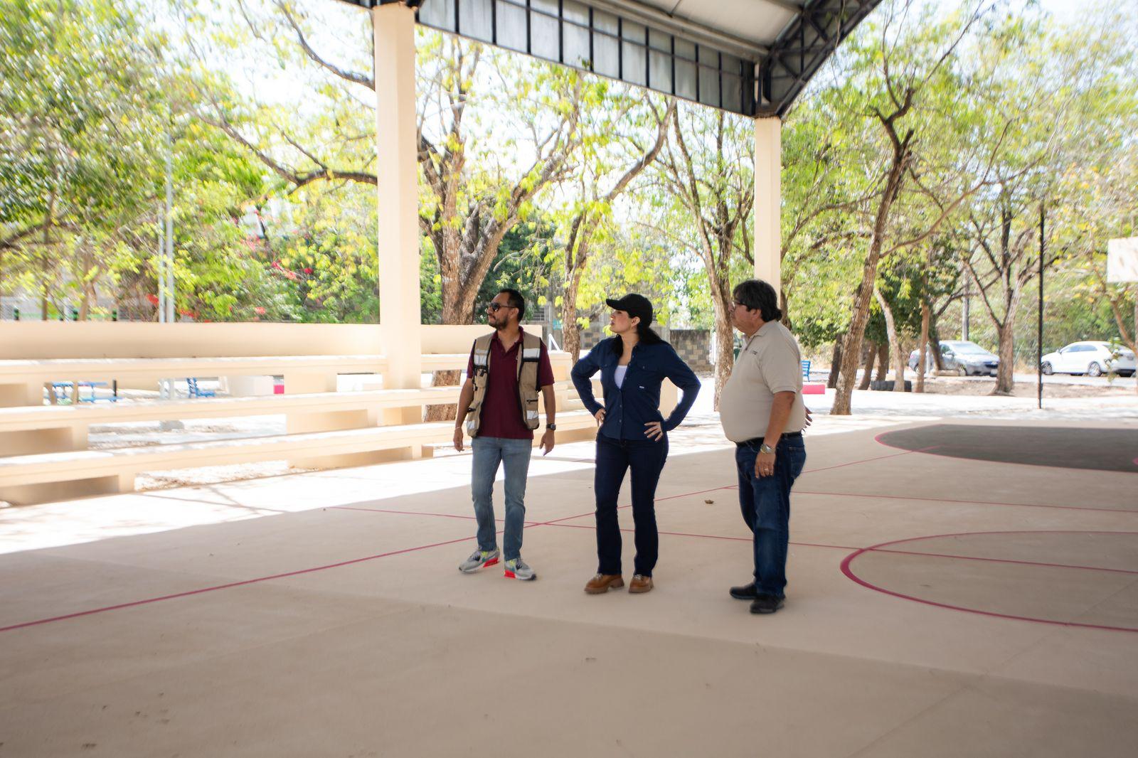 Otro espacio rescatado para el pueblo, Estefanía Mercado entrega el renovado Parque de la Noventa