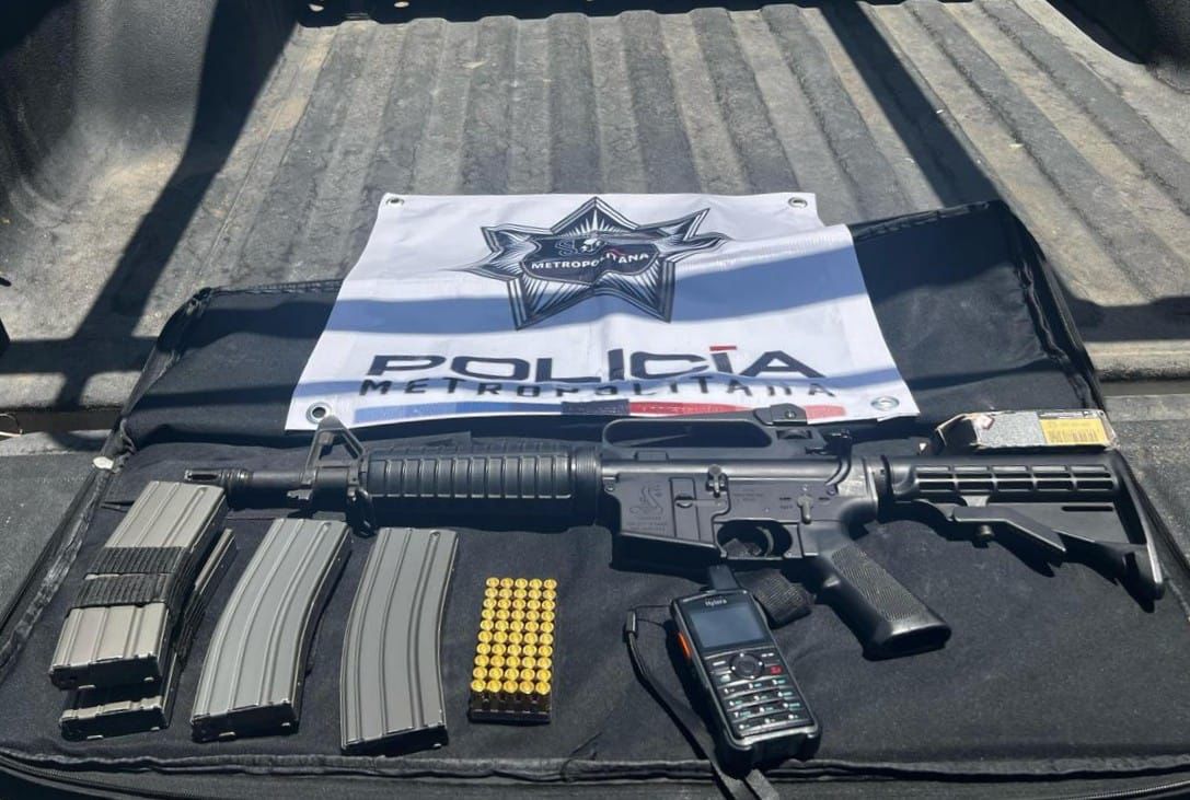 Detienen a hombre con fusil de asalto y 120 cartuchos en Tlajomulco