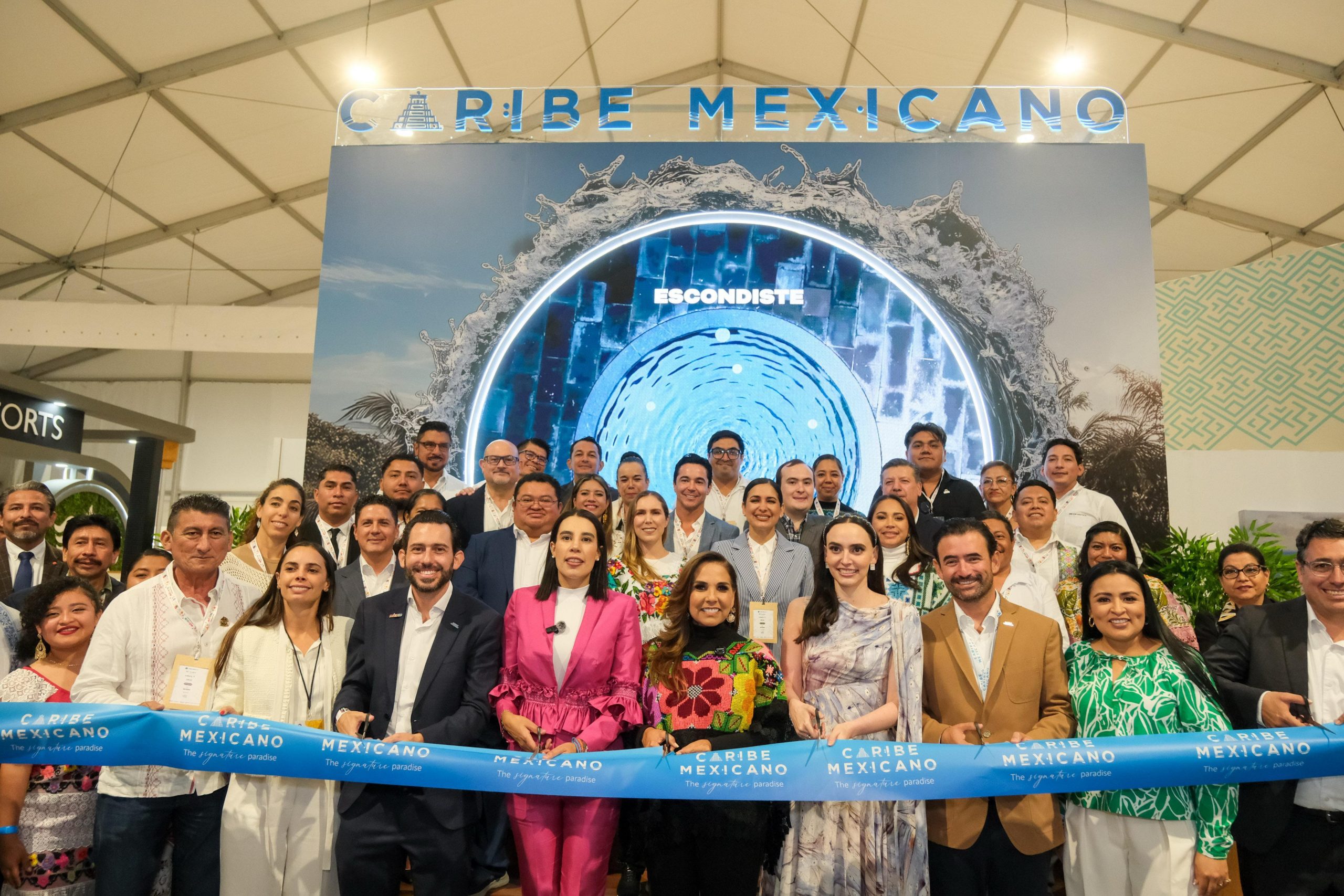 Inaugura Mara Lezama Pabellón del Caribe Mexicano en el Tianguis Turístico de México 2025