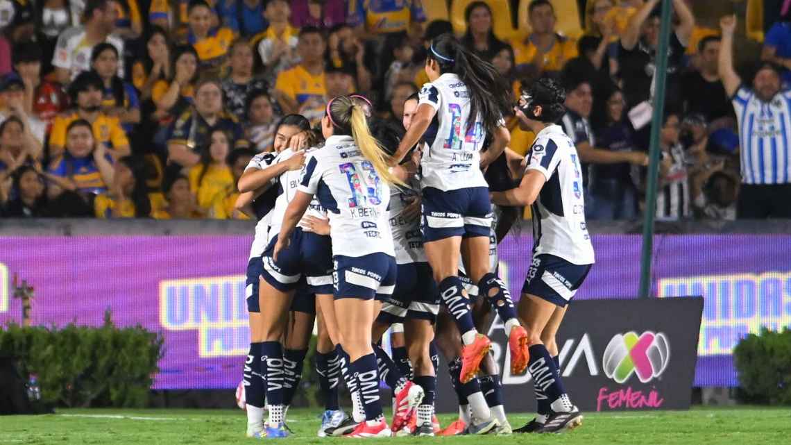 Rayadas empatan ante Tigres Femenil en la ida de cuartos