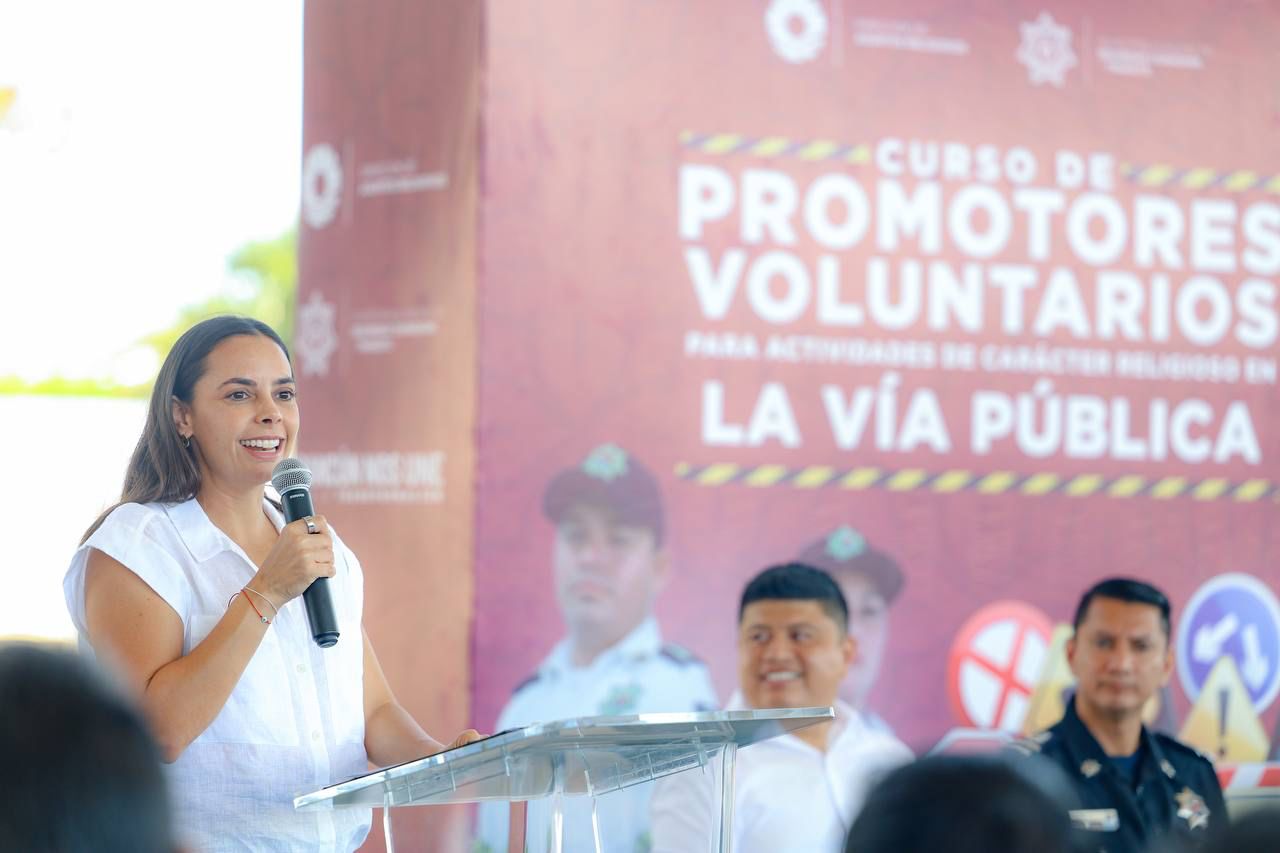Respalda Ana Paty Peralta acciones viales mediante promotores voluntarios