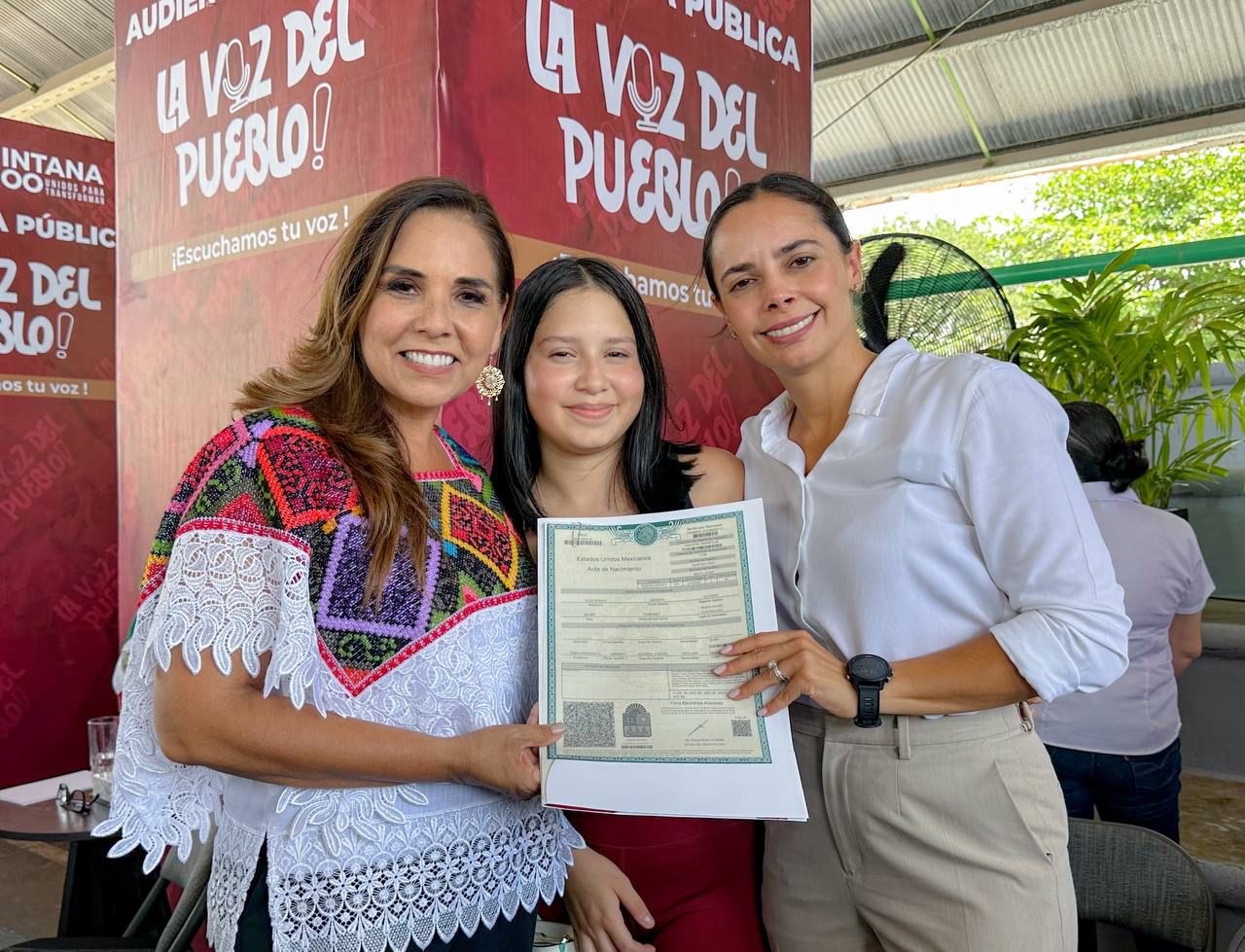Ana Paty Peralta presente en audiencia pública “La Voz del Pueblo”
