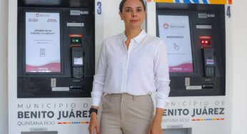 Presenta Ana Paty Peralta cajeros inteligentes de cobro de impuestos en Cancún
