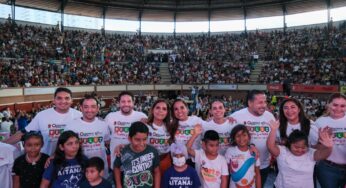Festeja Mara Lezama junto a casi 10 mil personas, entre niñas y niños y familias de Cancún el “Día de la Niña y el Niño”