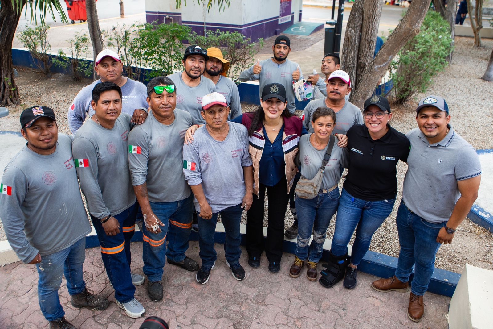 Estefanía Mercado inicia histórica rehabilitación de 376 parques para dar nueva identidad urbana a Playa del Carmen