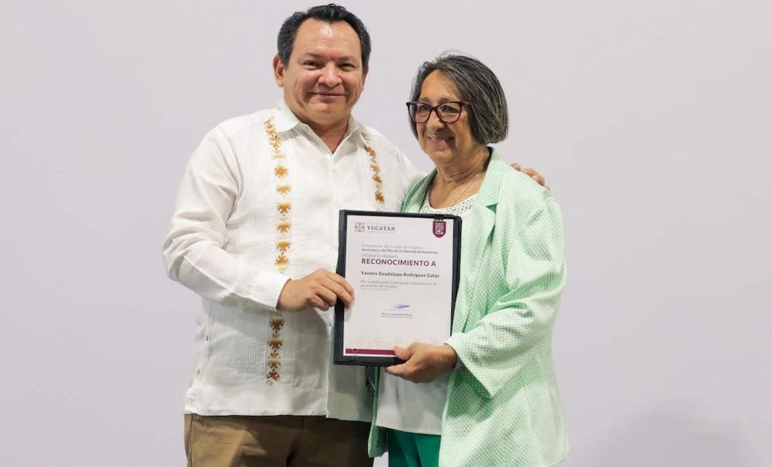 Gobierno de Yucatán galardona a 5 periodistas