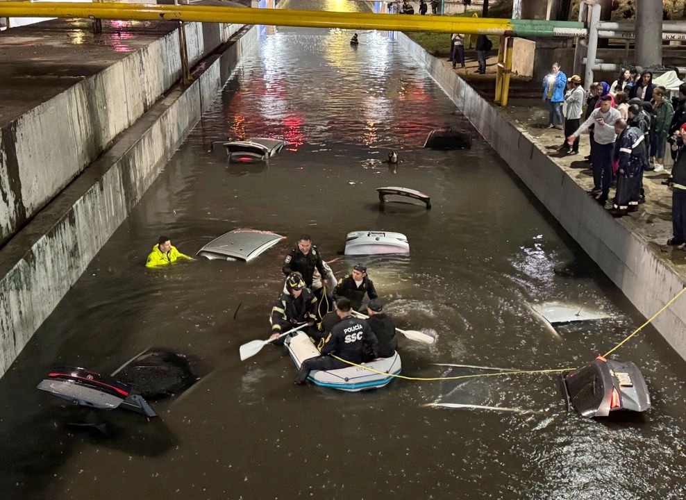 Emergencia por tromba en la Ciudad de México