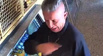 Padre Trinquetes, falso sacerdote pide dinero en negocios de Texcoco
