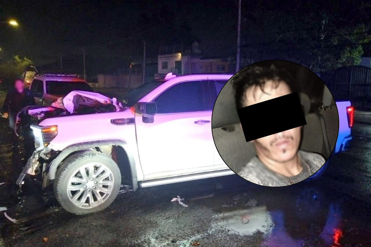 Recuperan camioneta con reporte de robo y detiene al presunto responsable tras persecución