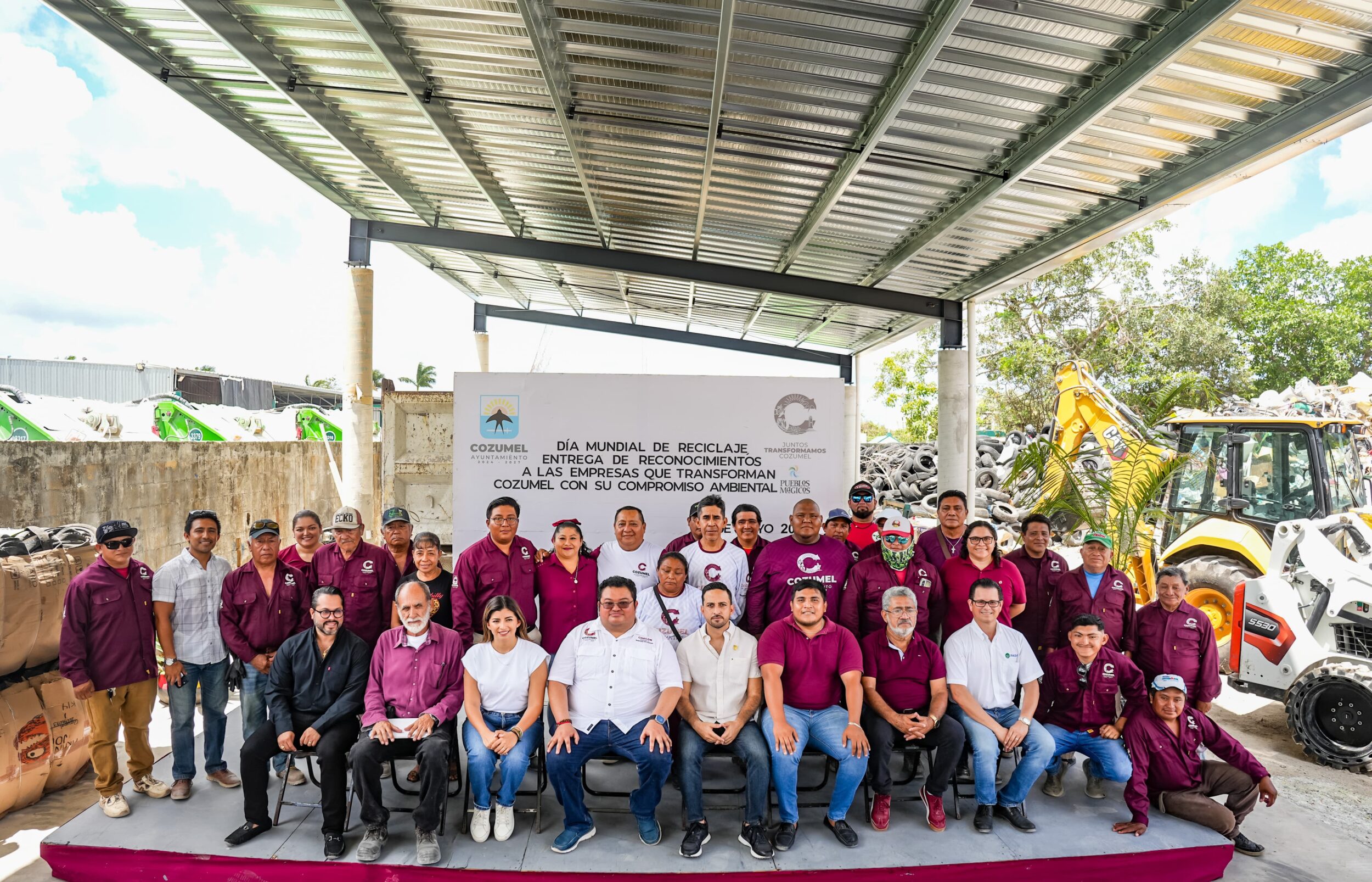 Chacón reconoce a las empresas que transforman Cozumel con su compromiso ambiental en el Día Mundial de Reciclaje