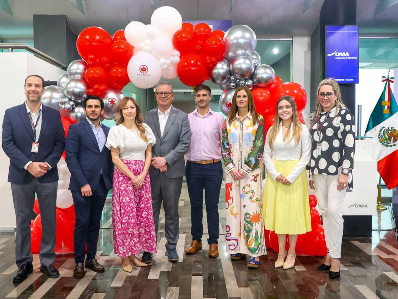 Nuevo León inaugura ruta aérea directa Monterrey–Toronto con Air Canada