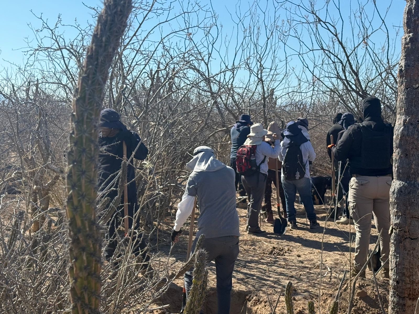 Hallan cuatro fosas clandestinas en La Paz, Baja California Sur