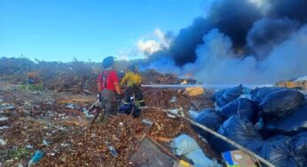 Controlan incendio en antiguo basurero de Cancún tras 13 horas de combate”