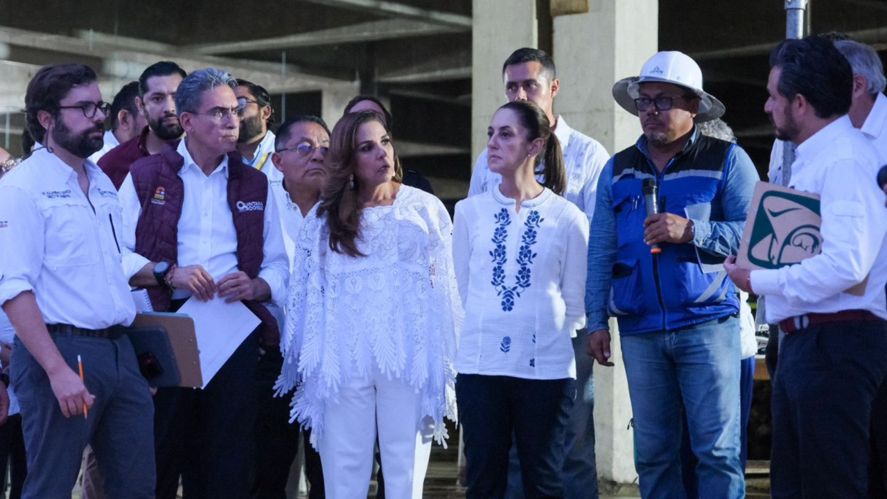 Sheinbaum y Lezama recorren nuevo Hospital General de Felipe Carrillo Puerto en la Zona Maya