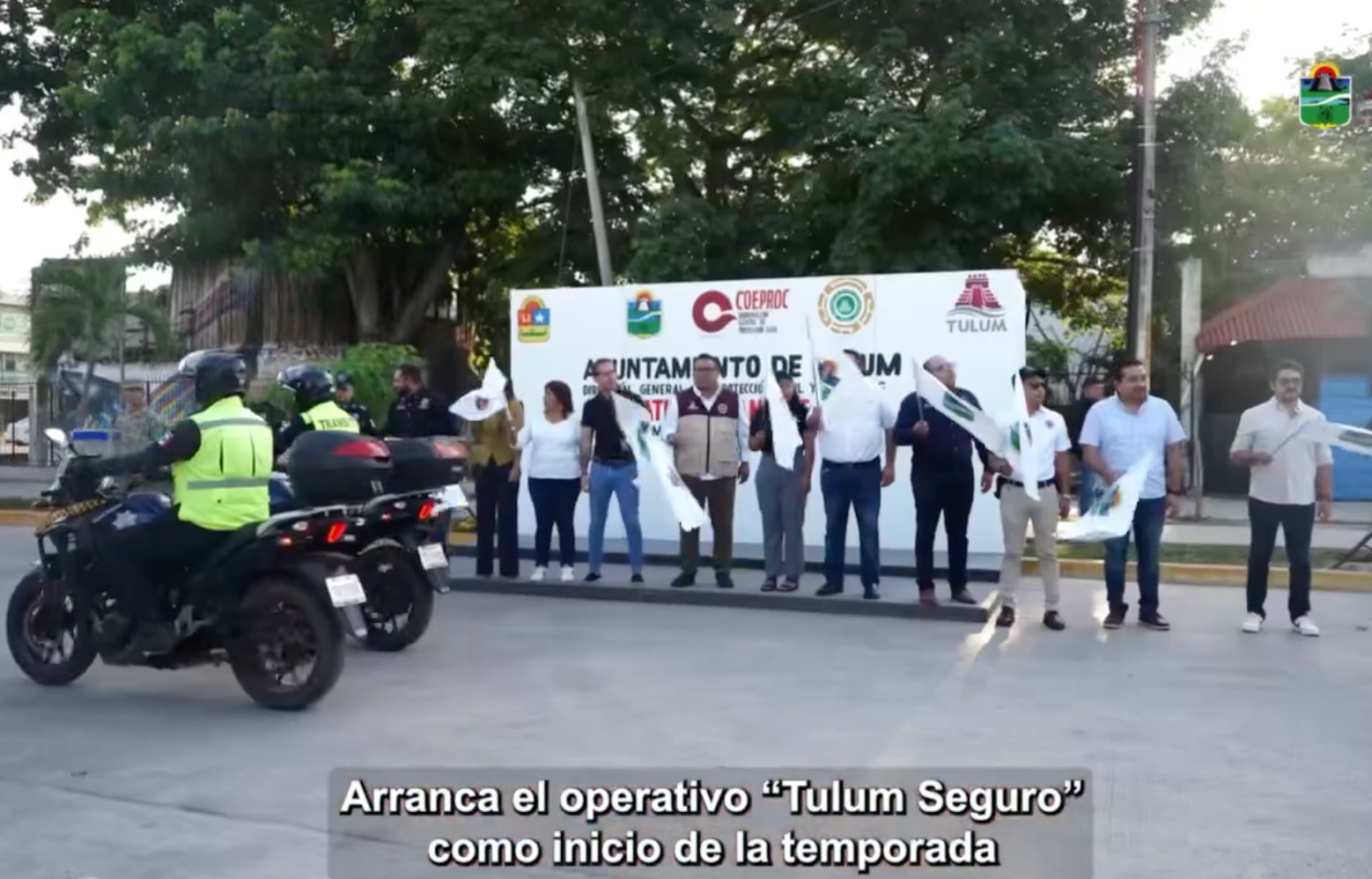 Supervisan Autoridades Operativo “Tulum Seguro” para Reforzar la Seguridad Ciudadana