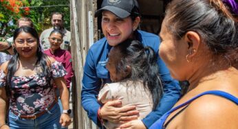 Supervisan Estefanía Mercado y Pablo Bustamante obras de vivienda en Playa del Carmen