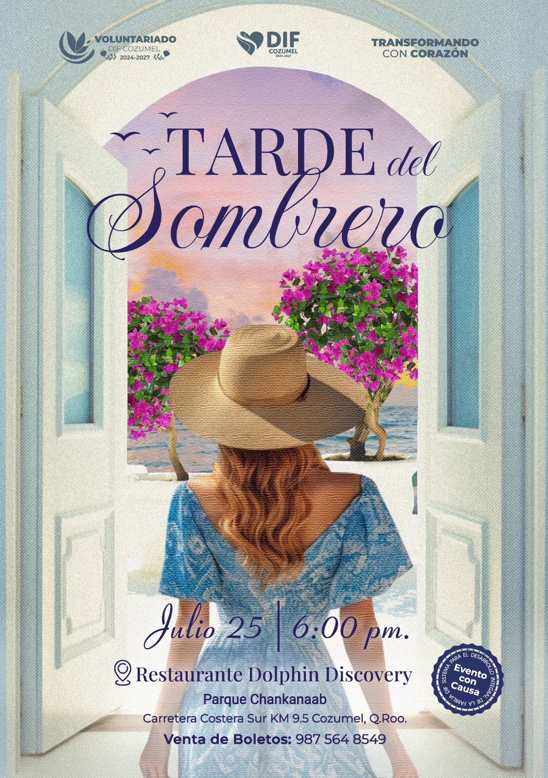 DIF Cozumel invita a sumarse al evento con causa “Tarde del Sombrero”