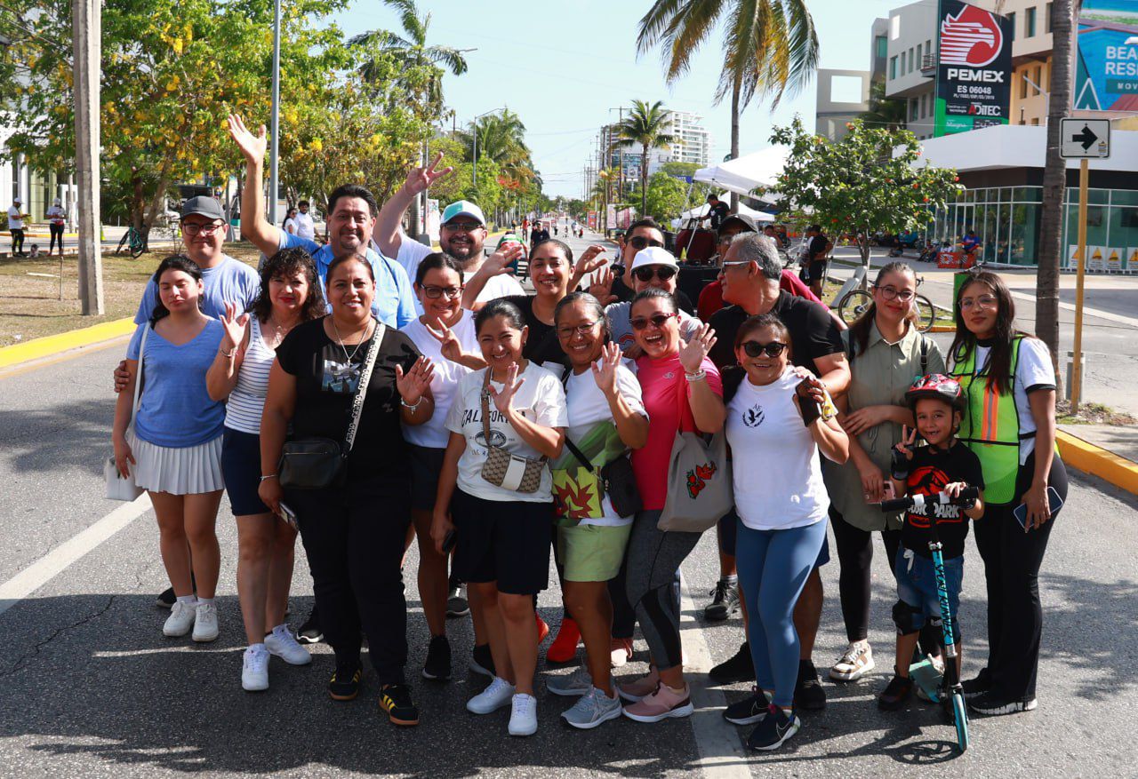 “Paseo cancunense” fortalece comunidad en el corazón de Cancún