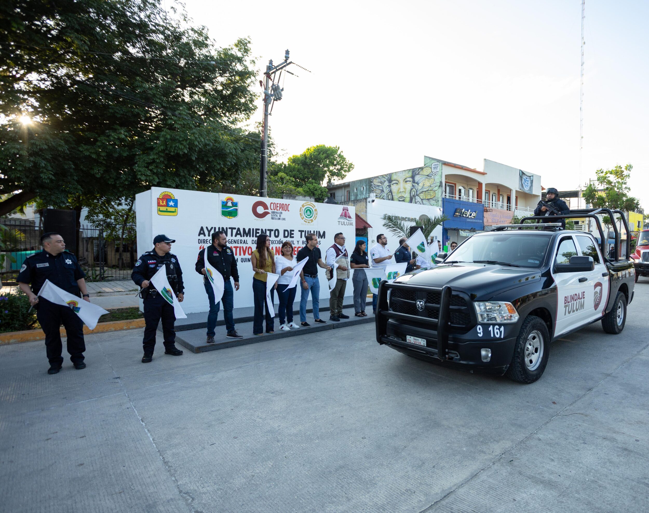 Dan banderazo al “operativo verano seguro” en Tulum