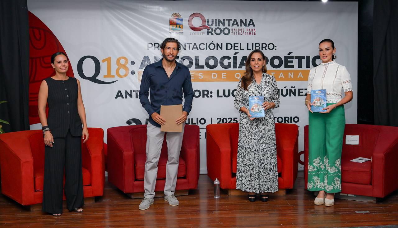 Encabeza Ana Paty Peralta y Mara Lezama presentación del libro “Antología Poética, Mujeres de Quintana Roo”