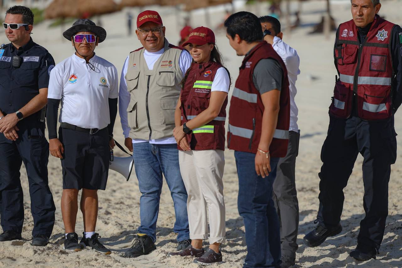 Cumplen guardavidas de Protección Civil de Cancún con evaluación