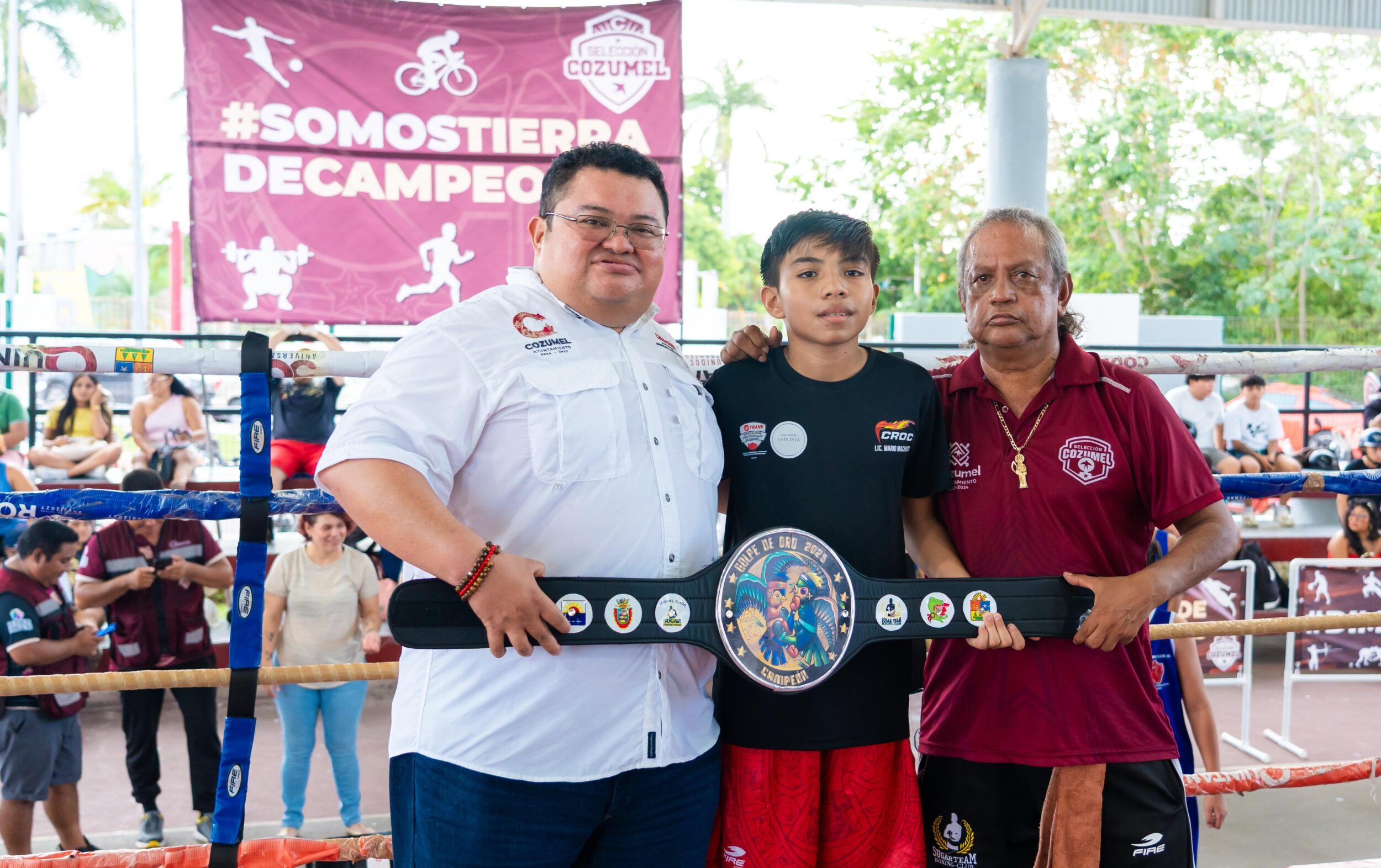 Chacón clausura la IV Edición del Torneo de Box “Golpe de Oro” en Cozumel