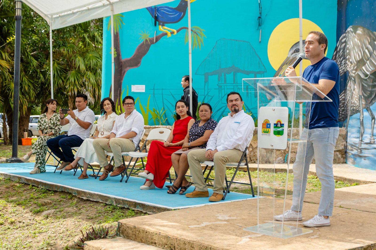 Coordinación entre gobierno y asociaciones permite mejorar espacios públicos en Cobá