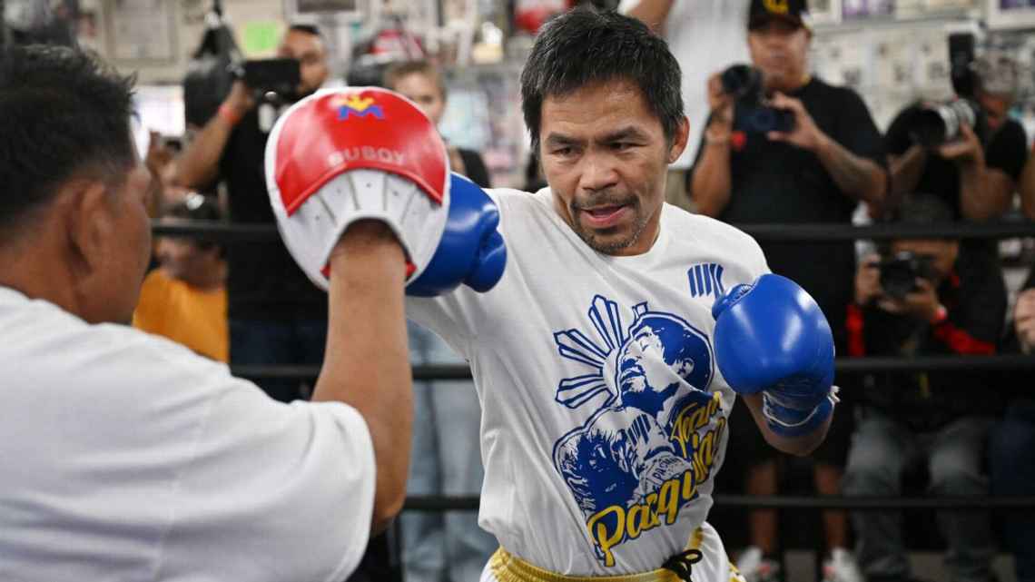 Regresa el filipino Manny Pacquiao al box