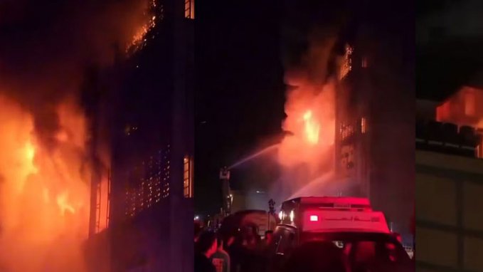 Devastador incendio en centro comercial de Irak: 61 fallecidos y rescate en marcha |VIDEO 