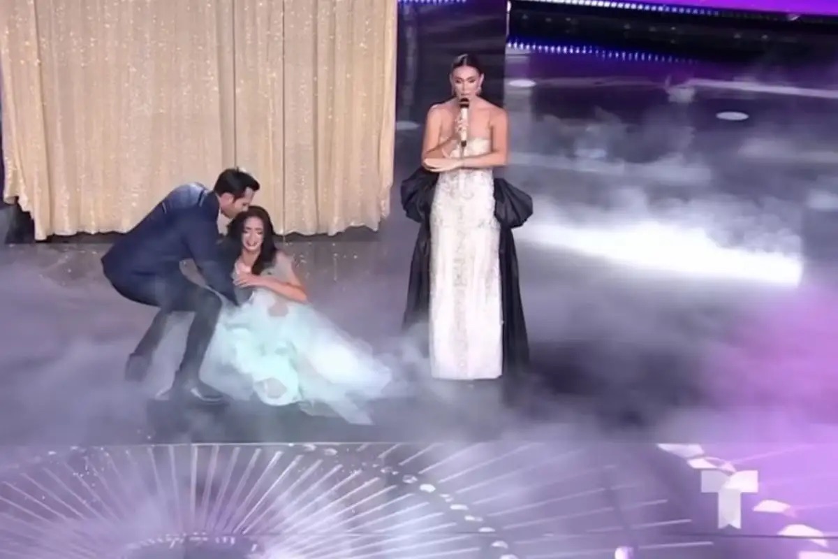 Laura Pérez sufre accidente en Miss Universe Latina El Reality