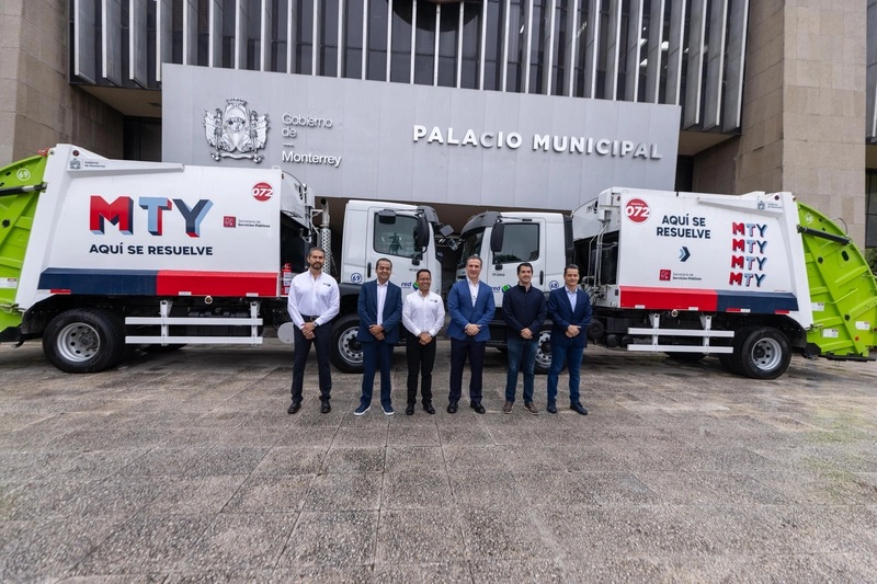 Incorpora Monterrey cuatro unidades de basura con tecnología amigable al ambiente