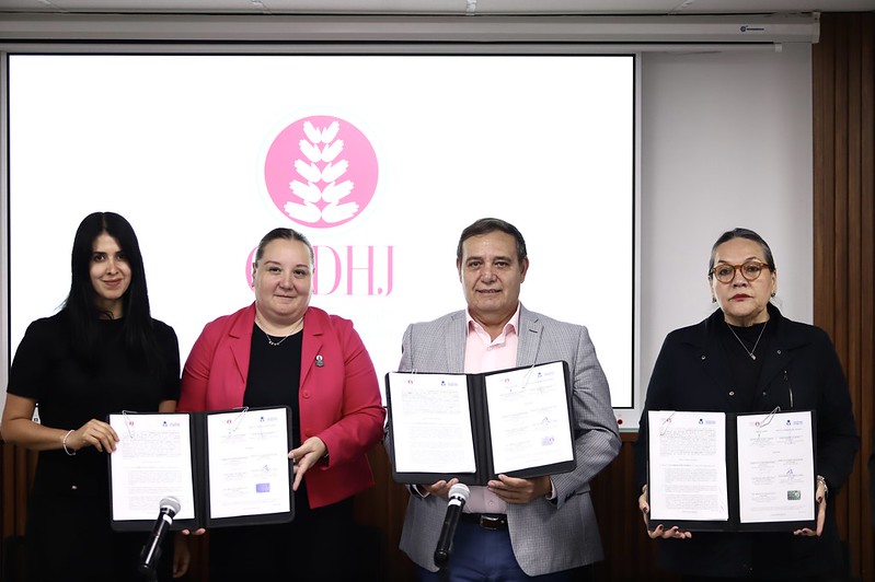 CGES y CEDHJ refuerzan colaboración para capacitar en derechos humanos al personal de seguridad