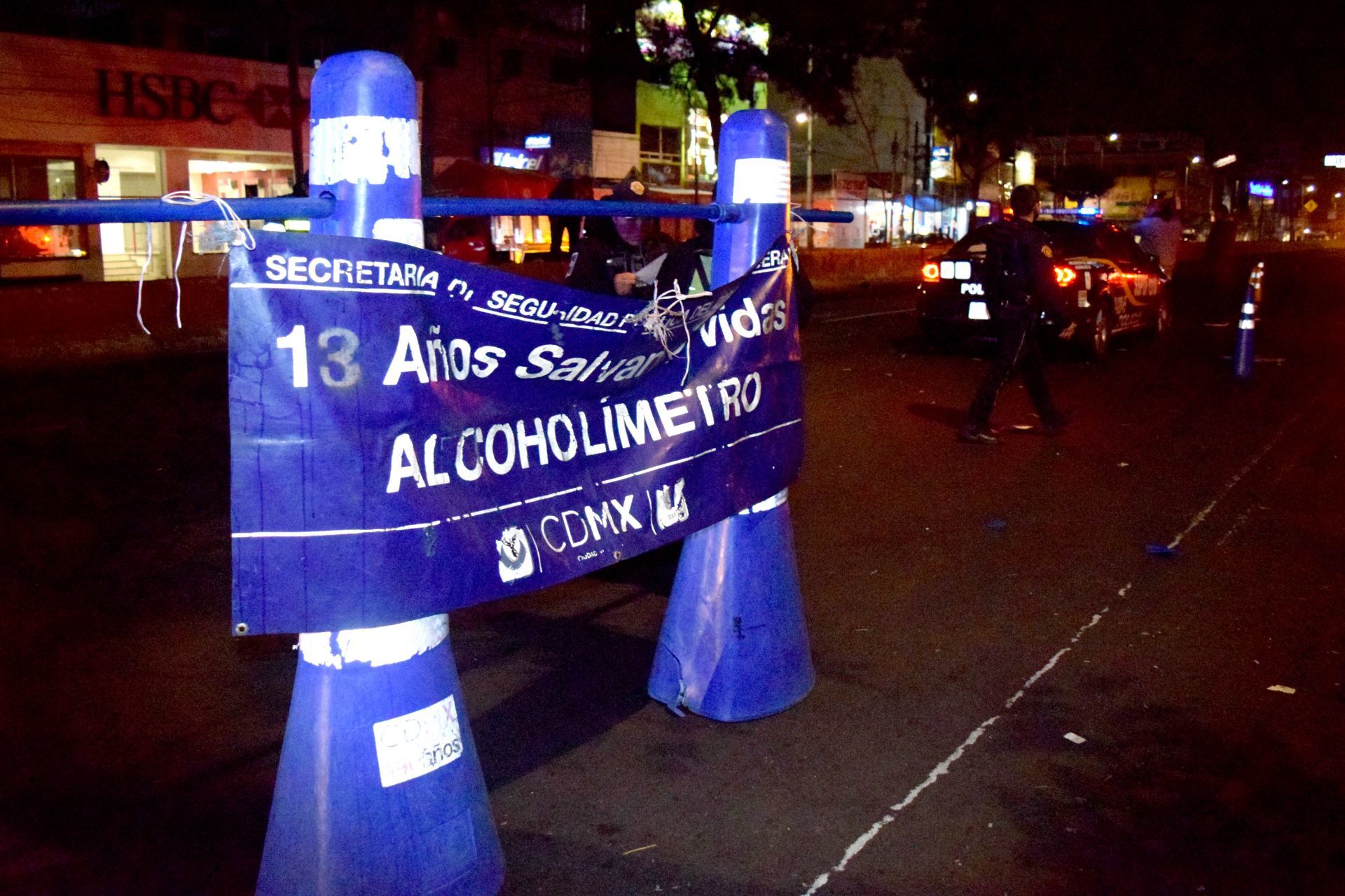 SSC CDMX rescata a persona secuestrada en alcoholímetro