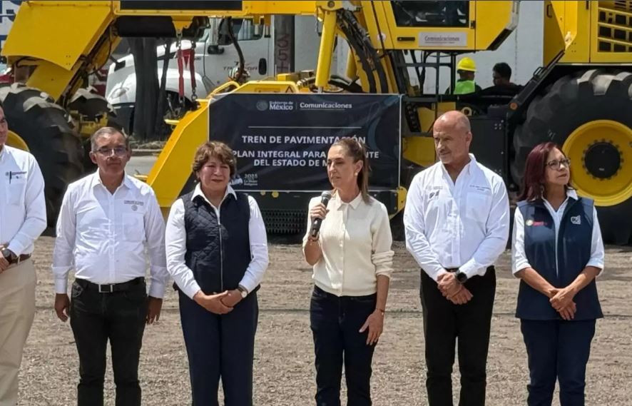 Presidenta Claudia Sheinbaum inicia en Edomex, rehabilitación de carreteras federales